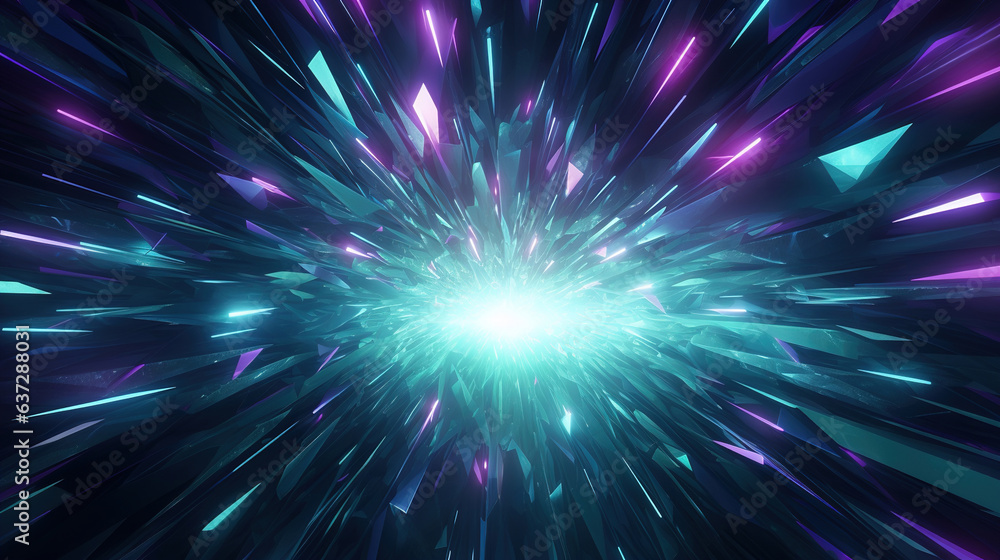 Obraz premium abstract light background central focused. Generative Ai