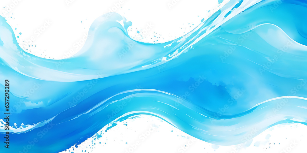 abstract soft blue and white abstract water color ocean wave texture ...