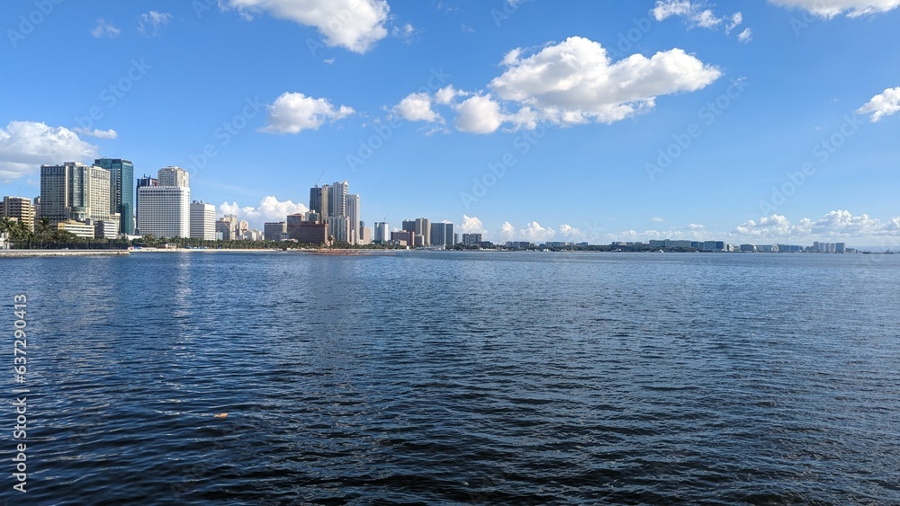 City Sea Skyline