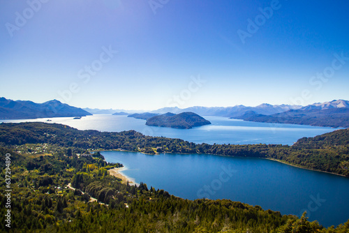 Bariloche beautiful views, landscapes, mountains and lakes Patagonia Argentina