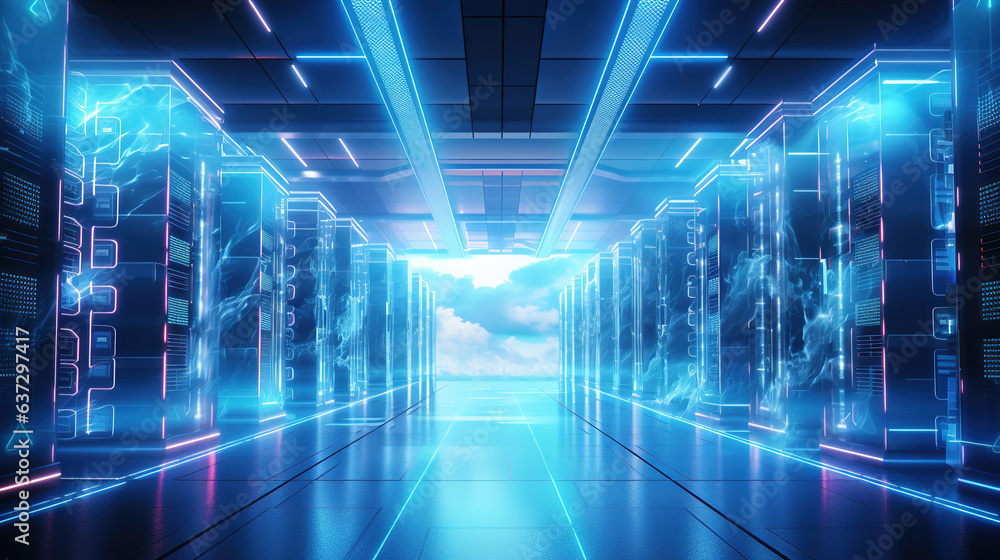 Data Center of the Future. Generative Ai Data Center of the Future. Generative Ai