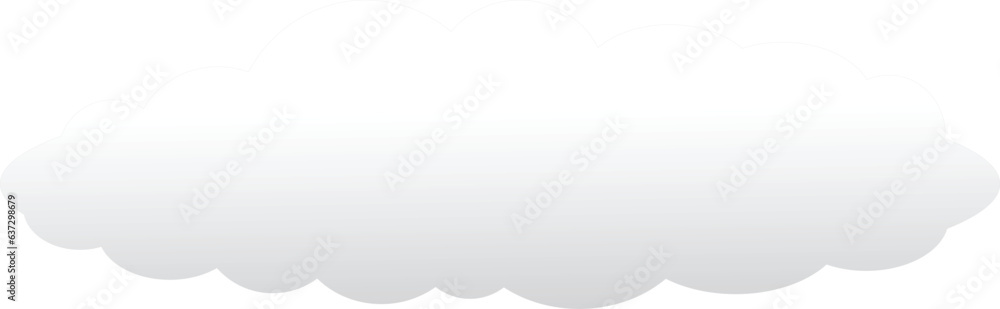 A beautiful and bright designed cloud vector on transparent background A beautiful and bright designed cloud vector on transparent background