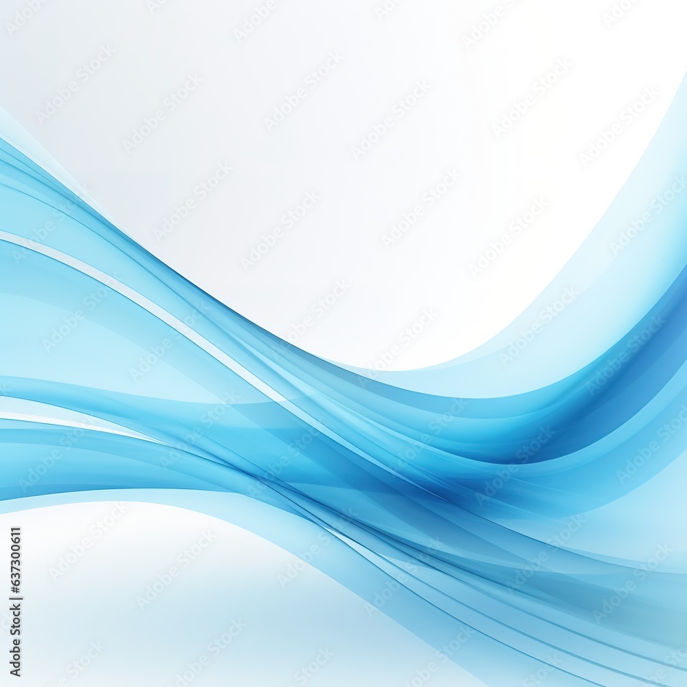 Blue abstract wave background in the style of precisionist lines. Blue waves design. Generative AI Blue abstract wave background in the style of precisionist lines. Blue waves design. Generative AI
