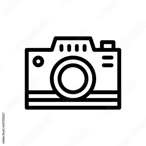 camera line icon