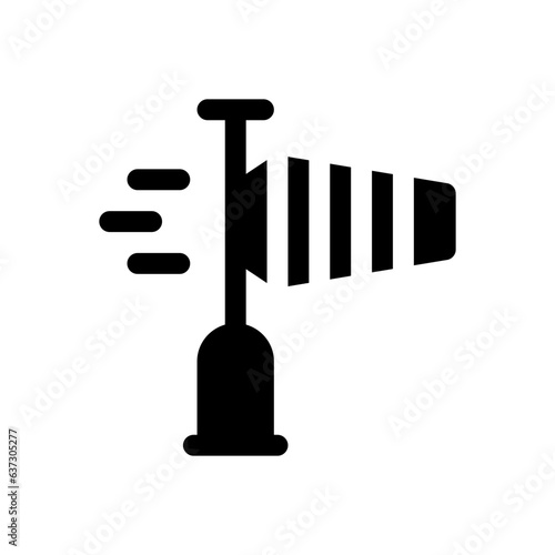 windsock glyph icon