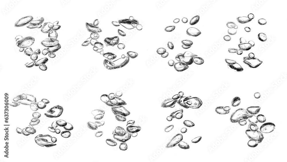 Small water drop underwater, Surface, White bubble, Liquid, Abstract, Isolated, White background, Oxygen design concept, Air, Underwater, Small water drop underwater, Effect Small water drop underwater, Surface, White bubble, Liquid, Abstract, Isolated, White background, Oxygen design concept, Air, Underwater, Small water drop underwater, Effect