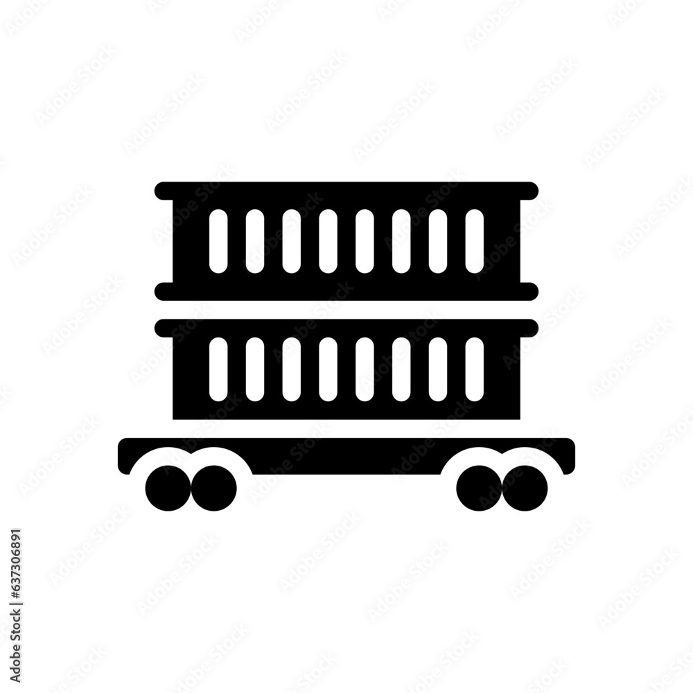 logistics glyph icon logistics glyph icon