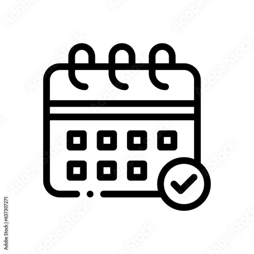 appointment line icon