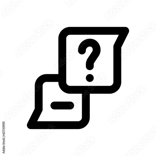 question line icon