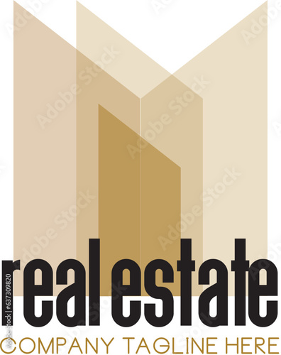 building logo, real estate logog, building architecture sets, real estate logo design line art style photo