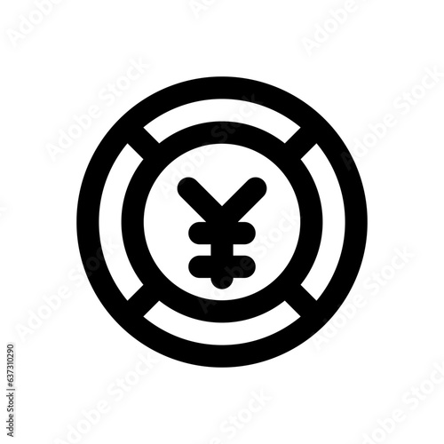 yen line icon