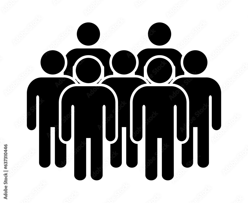 Symbol, ikona ludzi. Plik wektorowy Symbol, ikona ludzi. Plik wektorowy