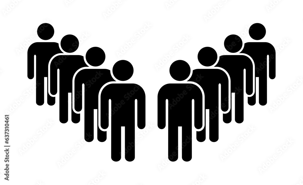 Symbol, ikona ludzi. Plik wektorowy Symbol, ikona ludzi. Plik wektorowy