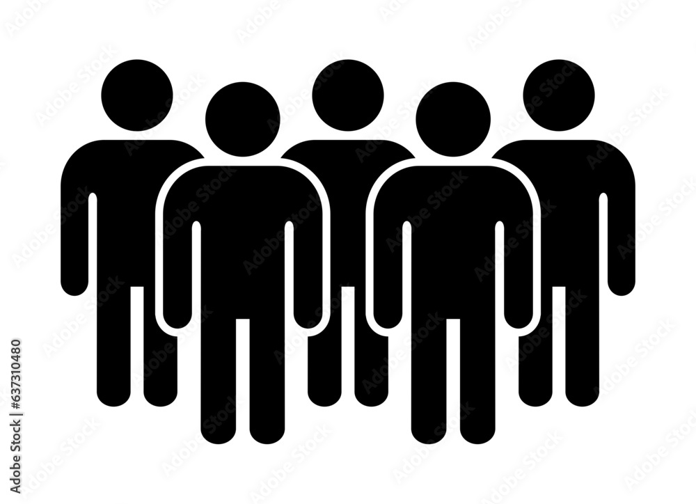 Symbol, ikona ludzi. Plik wektorowy Symbol, ikona ludzi. Plik wektorowy