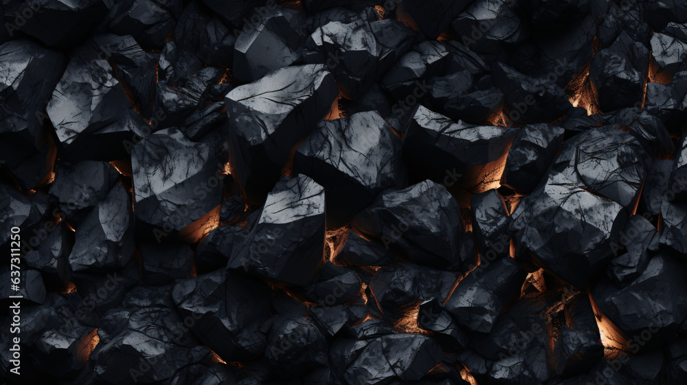 Close up image of burning coal