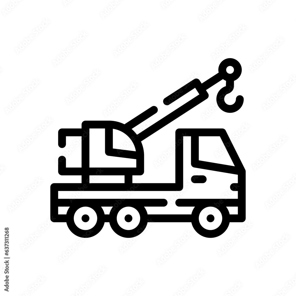 cranes line icon cranes line icon