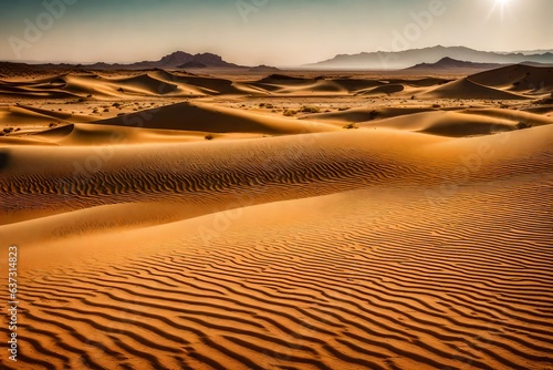 desert mirage  shimmering in the heat