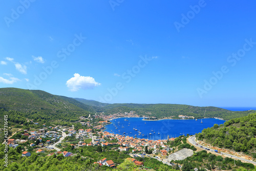 Town Vis on homonymous island, Adriatic sea, Croatia © Simun Ascic