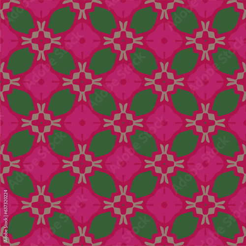 Ornament in ethnic style.Seamless pattern with abstract shapes. Repeat design for fashion, textile design,  on wall paper, wrapping paper, fabrics and home decor.