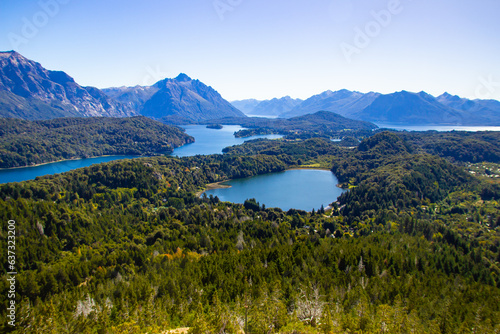 Bariloche beautiful views, landscapes, mountains and lakes Patagonia Argentina