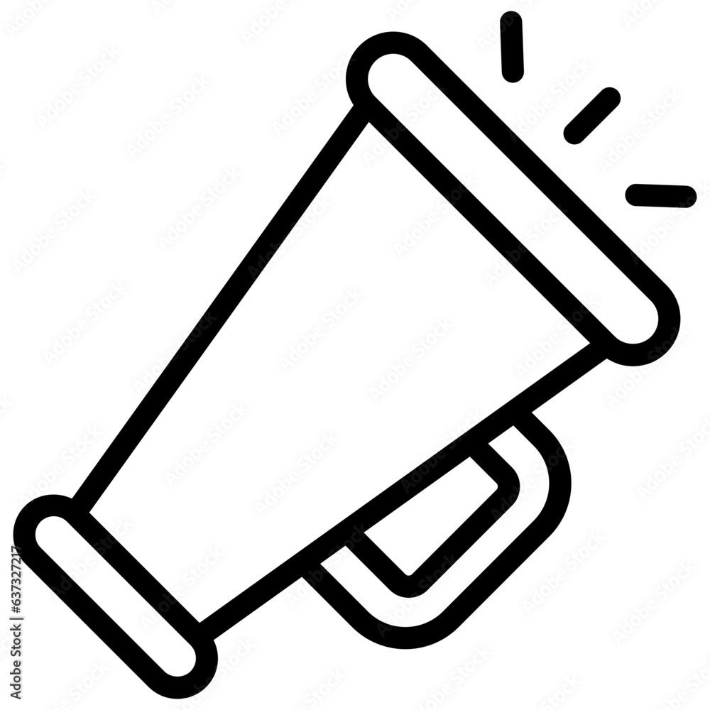 speaker icon illustration design with outline speaker icon illustration design with outline