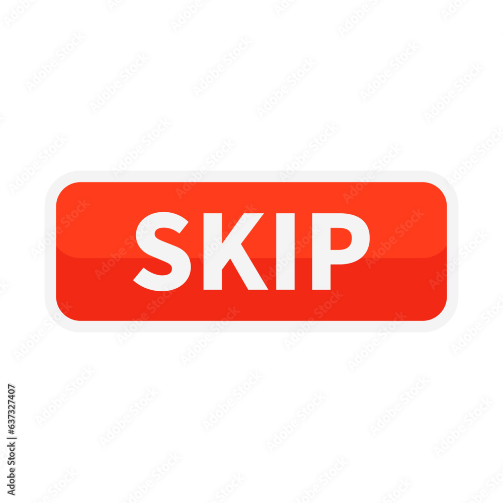 Skip Button In Orange Rectangle Shape For Advertisement
Skip Button In Orange Rectangle Shape For Advertisement