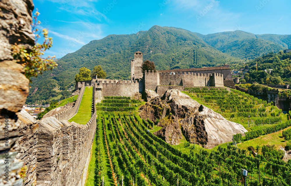 Ταπετσαρία Castle of Castelgrande. Bellinzona. Switzerland