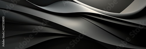 Minimalistic black and white Backdrop - Abstract elegant art design Background - Black and White Minimalism Wallpaper created with Generative AI Technology