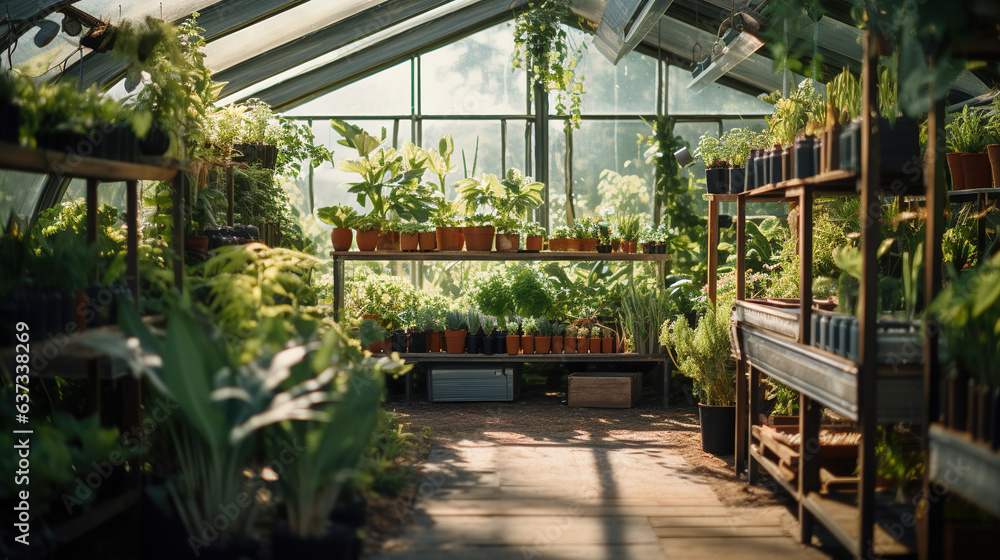 greenhouse with flowers.Generative Ai
greenhouse with flowers.Generative Ai