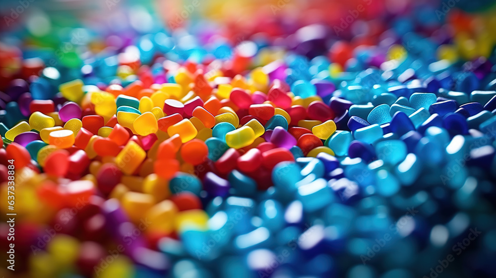 colorful beads background.Generative Ai colorful beads background.Generative Ai