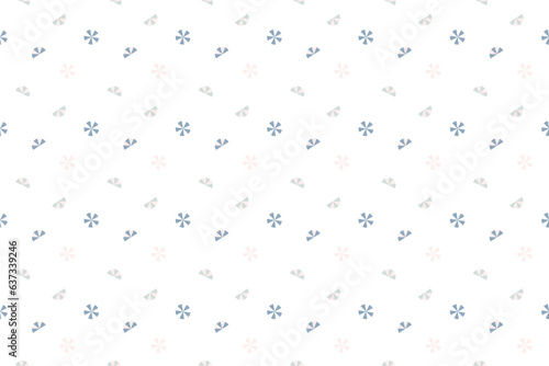 A tiny flower as seamless pattern background
