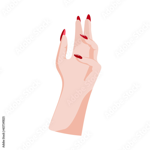 nails manicure hand cosmetics palm spa