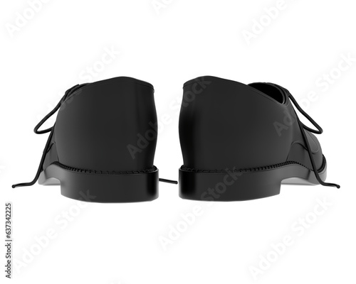 Shoes isolated on transparent background. 3d rendering - illustration