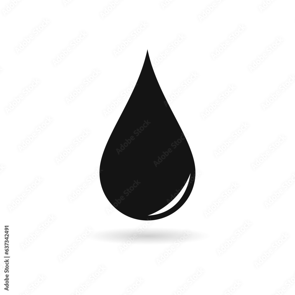 Rain drop vector icon. Water drop icon. Droplet icon Rain drop vector icon. Water drop icon. Droplet icon