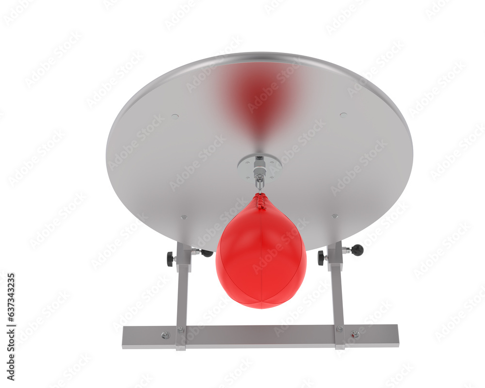 Punching bag isolated on transparent background. 3d rendering - illustration Punching bag isolated on transparent background. 3d rendering - illustration