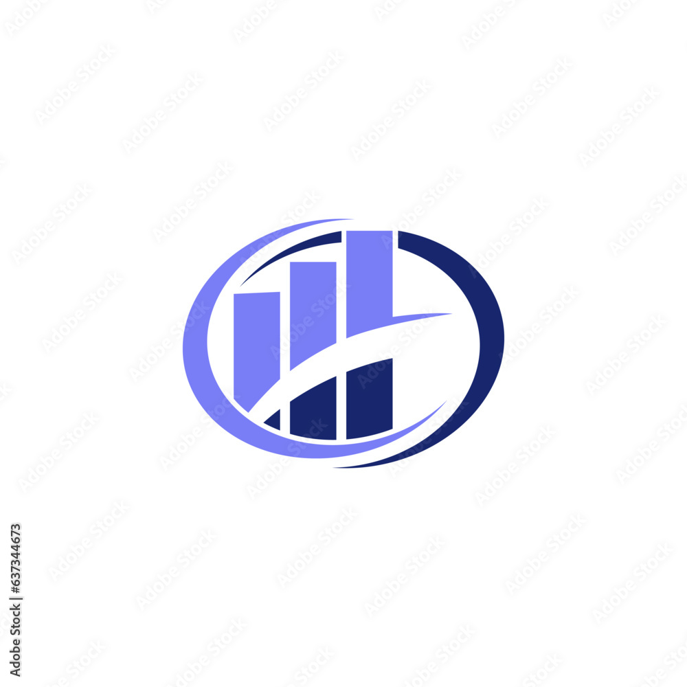 Stock Exchange, Stock Bar Finance, Insurance Logo Template Stock Exchange, Stock Bar Finance, Insurance Logo Template