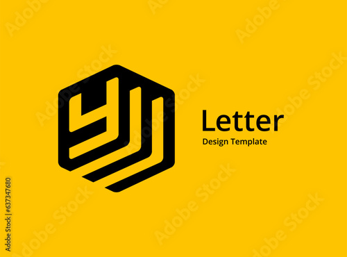Letter Y logo icon design template elements