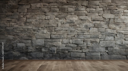 Grey stone wall texture, Generative AI