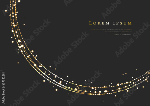 gorgeous black and gold background