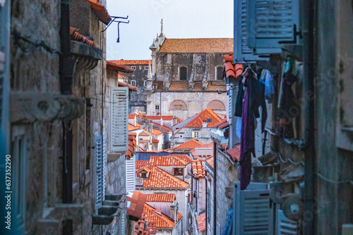 Fototapeta Naklejka Na Ścianę i Meble -  Dubrovnik in adriatic mediterranean sea  in south croatia