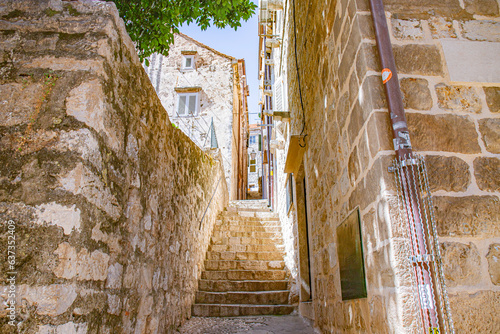 Fototapeta Naklejka Na Ścianę i Meble -  Dubrovnik in adriatic mediterranean sea  in south croatia