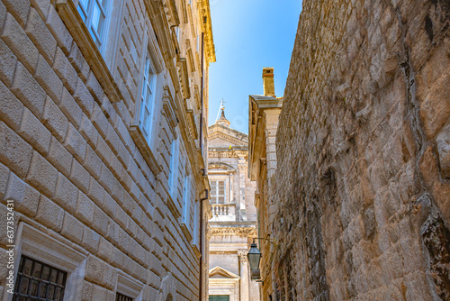 Fototapeta Naklejka Na Ścianę i Meble -  Dubrovnik in adriatic mediterranean sea  in south croatia
