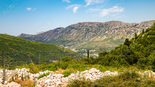 Fototapeta Naklejka Na Ścianę i Meble -  Dubrovnik in adriatic mediterranean sea  in south croatia