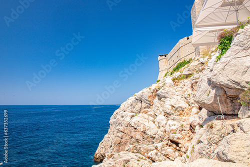 Fototapeta Naklejka Na Ścianę i Meble -  Dubrovnik in adriatic mediterranean sea  in south croatia