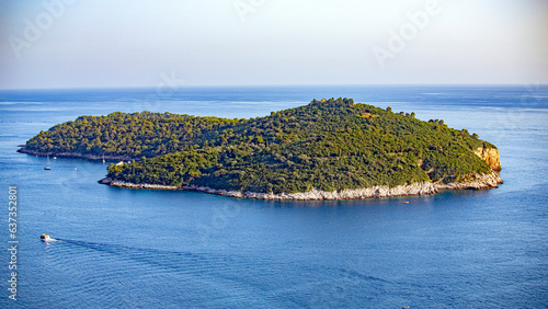 Fototapeta Naklejka Na Ścianę i Meble -  Dubrovnik in adriatic mediterranean sea  in south croatia