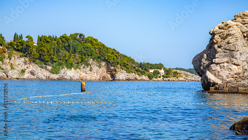 Fototapeta Naklejka Na Ścianę i Meble -  Dubrovnik in adriatic mediterranean sea  in south croatia