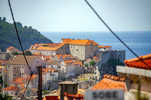 Fototapeta Naklejka Na Ścianę i Meble -  Dubrovnik in adriatic mediterranean sea  in south croatia