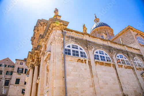 Fototapeta Naklejka Na Ścianę i Meble -  Dubrovnik in adriatic mediterranean sea  in south croatia
