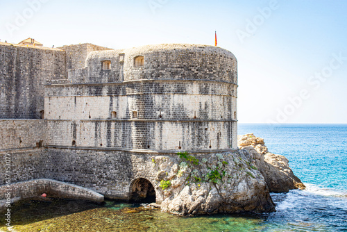 Fototapeta Naklejka Na Ścianę i Meble -  Dubrovnik in adriatic mediterranean sea  in south croatia