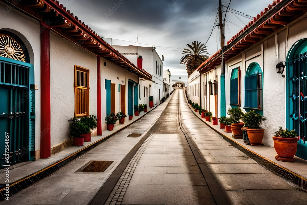 Fototapeta premium street in the old town